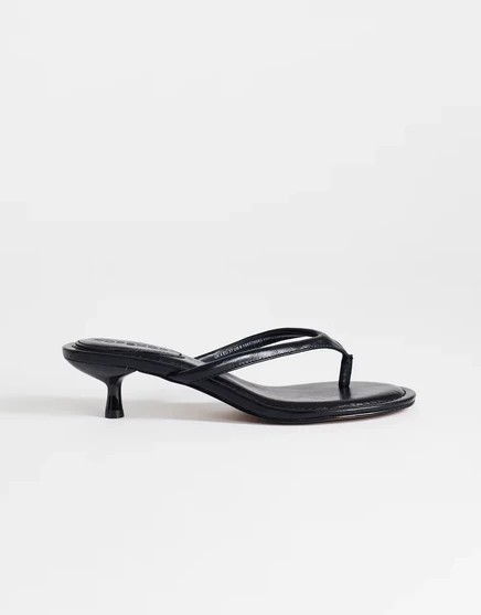 Женские босоножки Topshop Axel на среднем каблуке, черные