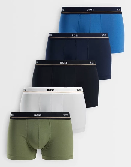 Мужские трусы BOSS Bodywear, набор 5 шт., разноцветные