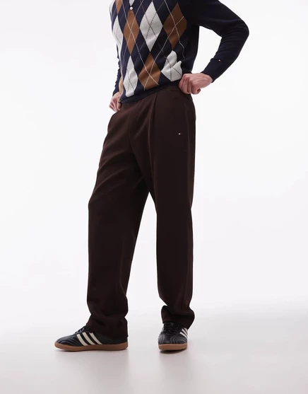 Мужские штаны Tommy Hilfiger Essential, шоколадные