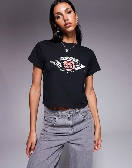Футболка Nike Air Jordan с изображением полета черного цвета black
