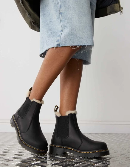 Ботинки Dr. Martens 2976 Leonore черного цвета black