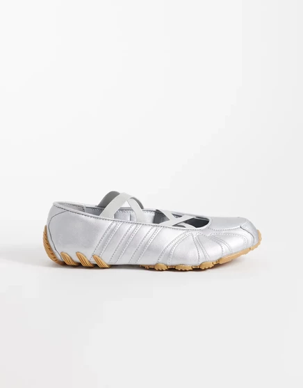 Женские балетки adidas Originals Ghost Sprint, серебристые