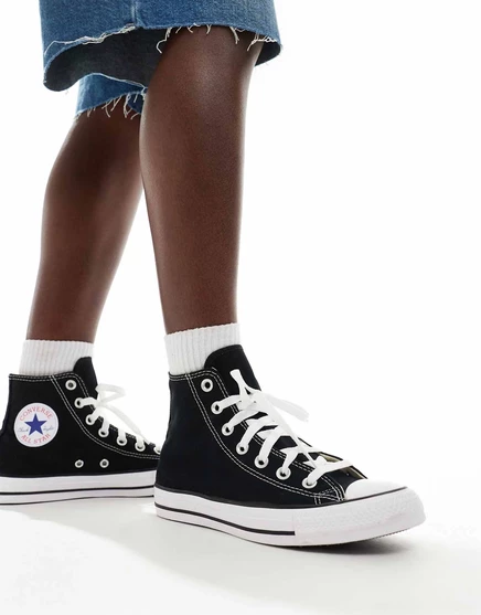 Кроссовки Converse Chuck Taylor All Star Hi высокие канвасовые, черные
