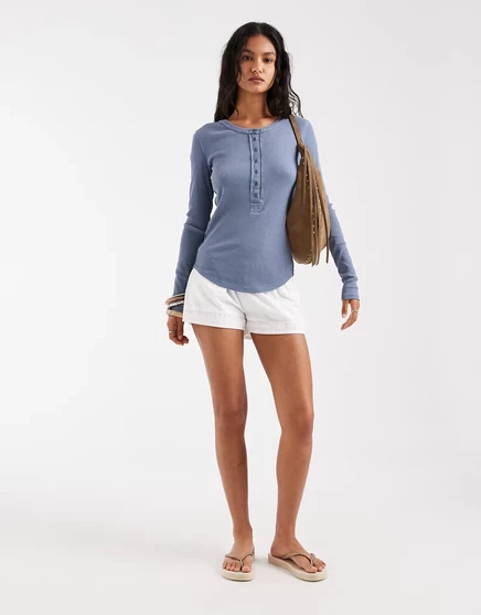 Женская футболка Free People Jamie, голубая