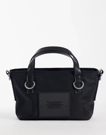 Женская нейлоновая мини‑сумка через плечо Accessorize, черная