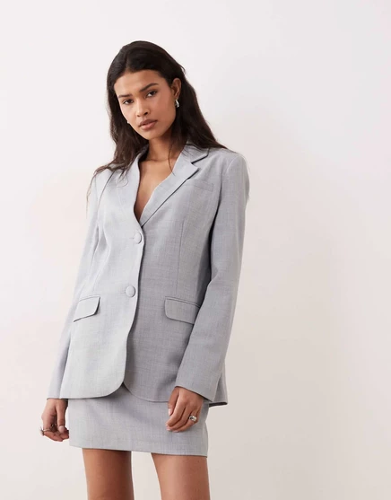 Женский оверсайз пиджак Miss Selfridge, синий