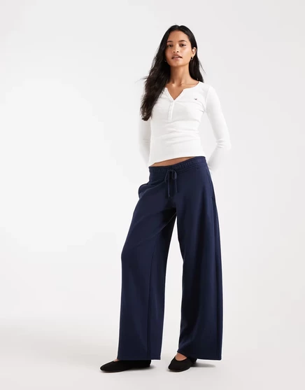 Женские спортивные брюки Hollister, темно-синие