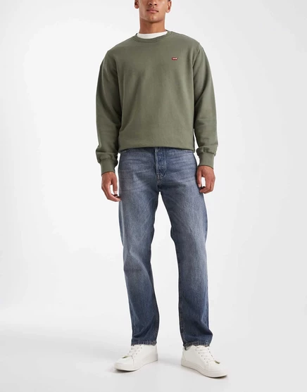 Прямые джинсы Jack &Jones Chris темно-синего цвета blue denim