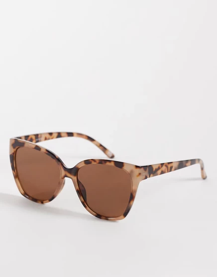 Женские очки ASOS Design кошачьи, черепаховые