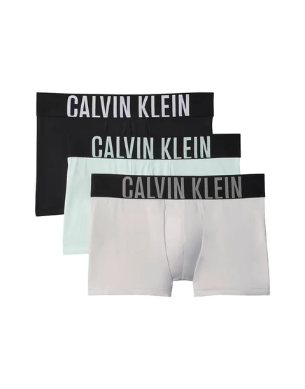 Мужские брифы Calvin Klein Intense Power, 3 шт., серый/бирюзовый/черный