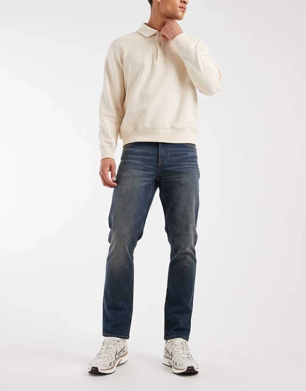 Мужские джинсы ASOS Design узкие стрейч, винтажно-синие