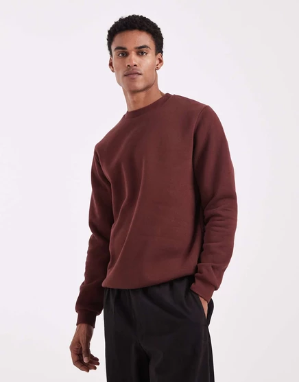 Толстовка ASOS DESIGN essentials цвета ржавчины rum raisin
