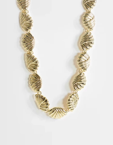 Колье Topshop Naleigh swirl из золота