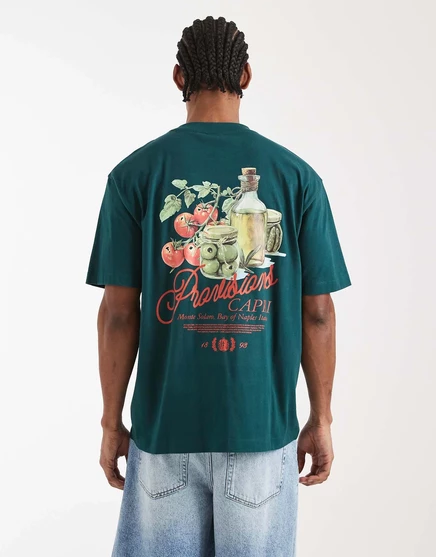 Непринужденная футболка ASOS DESIGN с принтом 