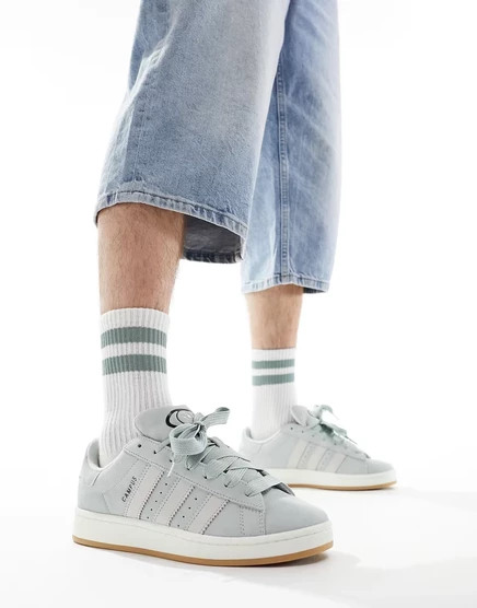 Бело-серебристые кроссовки adidas Originals Campus 00s light gray