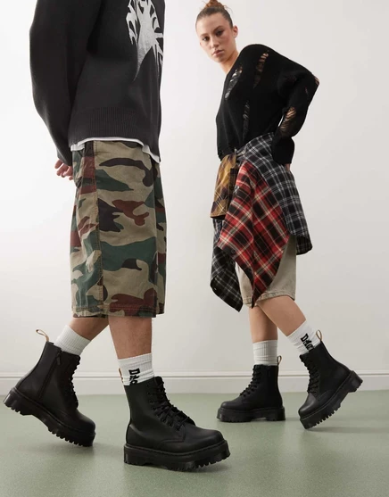 Женские ботинки Dr Martens Jadon II Vegan mono, черные