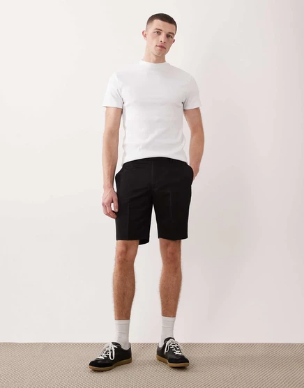 Мужские шорты ASOS Design Smart Slim, черные