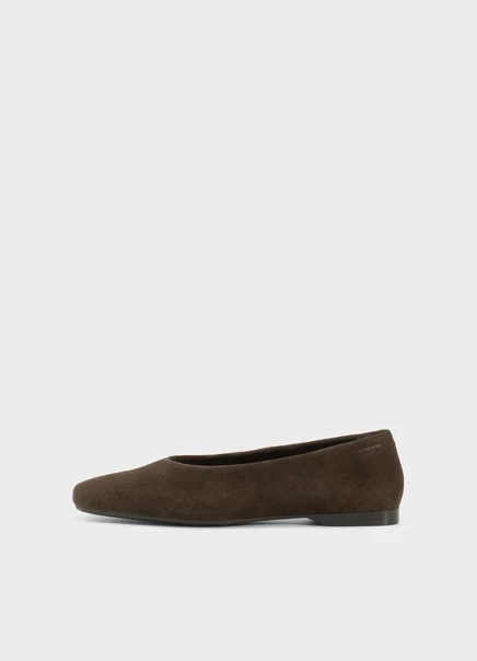 Женские балетки Vagabond Shoemakers Aleya замшевые, кофейные