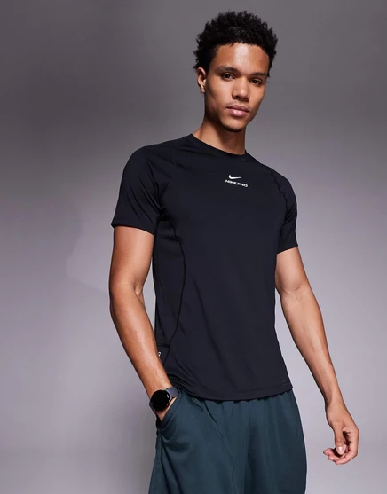 Футболка Nike Training Pro DRI-Fit muscle fit черного цвета black