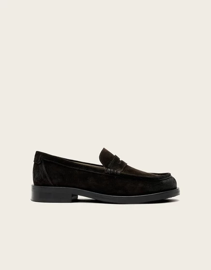 Кожаные мокасины AllSaints Bloom цвета бычьей крови oxblood red