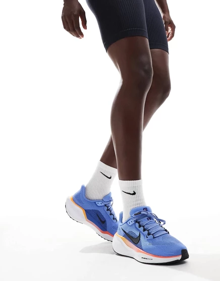 Кроссовки Nike Running Air Zoom Pegasus 41 синего цвета mid blue