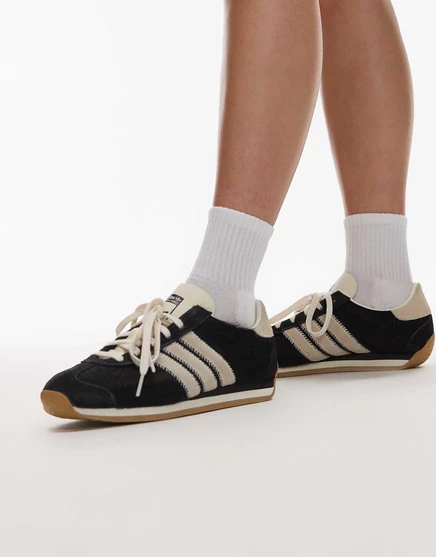 Кроссовки adidas Originals Country OG черного цвета с отделкой  black