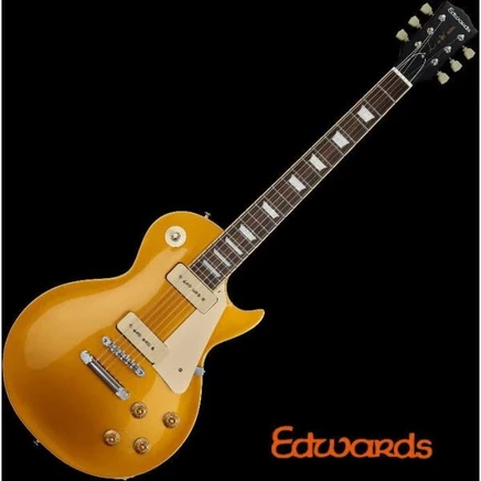 Электрогитара EDWARDS E-LP-STD/P, золотой топ