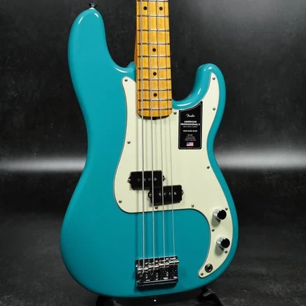 Бас-гитара Fender Pro II Precision Bass, Miami Blue