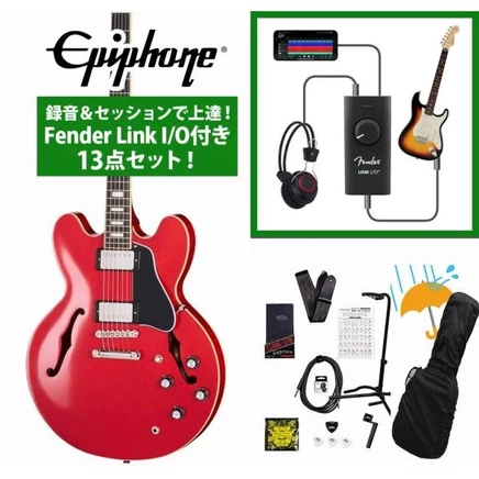 Электрогитара Epiphone ES-335 Reissue 1962, вишнёвая