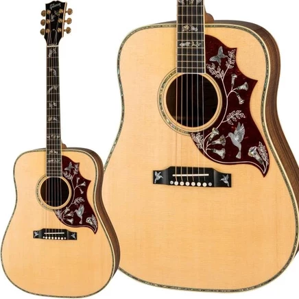 Акустическая гитара Gibson Hummingbird Custom Koa, натуральная