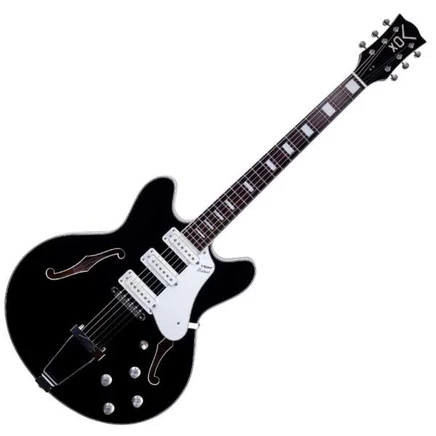 Полуакустическая гитара VOX Bobcat BC-S66, чёрная