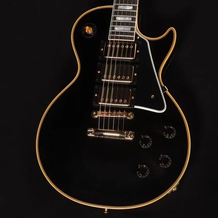 Электрогитара Gibson Les Paul Custom, 3 звук., чёрная