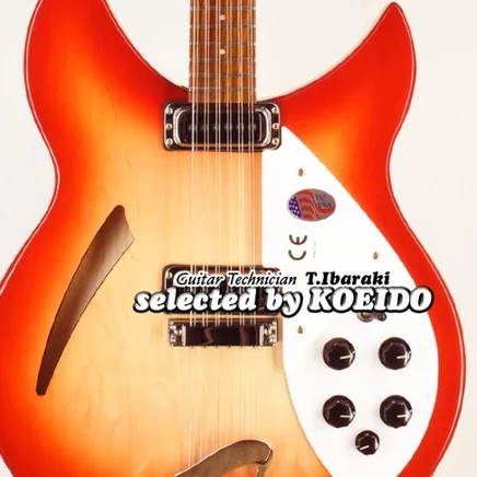 12-струнная электрогитара Rickenbacker 330/12, красная