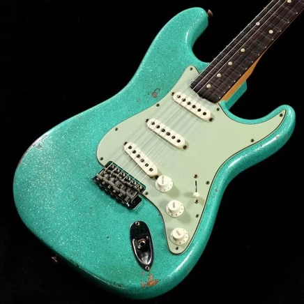 Электрогитара Fender Stratocaster 1960, морская зелёная