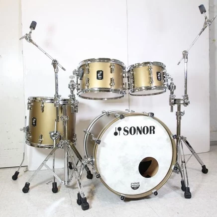 Ударная установка Sonor SQ1 20/10/12/14, золотистый металлик