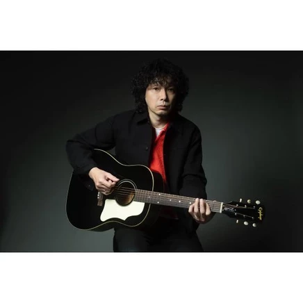 Акустическая гитара Epiphone Saito J-45, черная