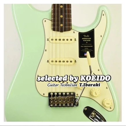Электрогитара Fender Vintage II 1961 Stratocaster, зеленая