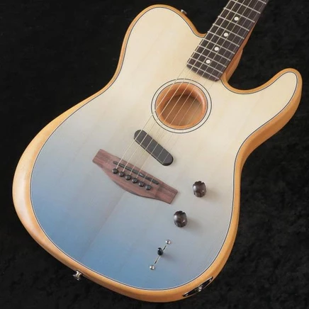 Электроакустика Fender Acoustasonic Player, сапфировый фейд