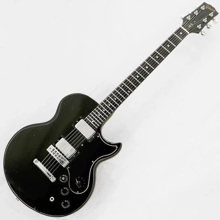 Винтажная электрогитара Gibson L-6S 1973, черная