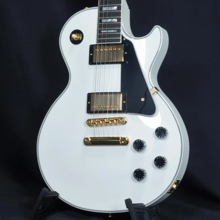 Электрогитара Gibson Les Paul Custom, белая