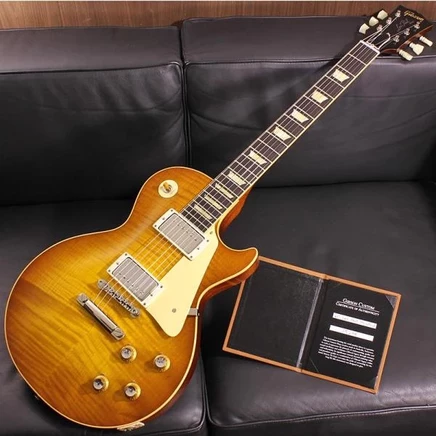 Электрогитара Gibson Les Paul 1960, Golden Poppy Burst