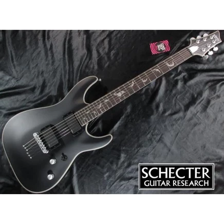 Электрогитара Schecter AD-DM-PTM-6, черный сатиновый