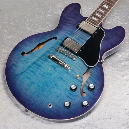 Полуакустика Gibson ES-335 Figured, черничный санбёрст