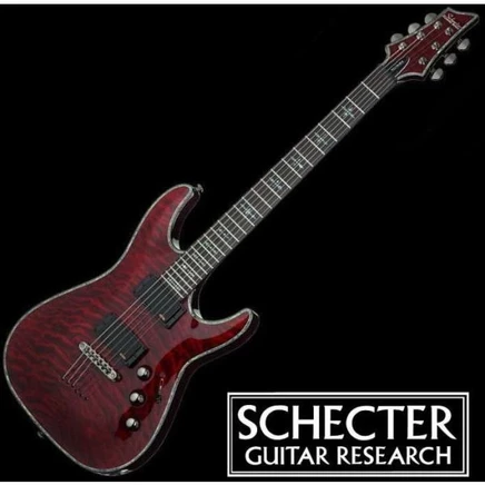 Электрогитара Schecter AD-C-1-HR, черно-вишневая