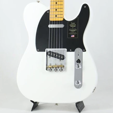 Электрогитара Fender Telecaster 1951, белая и клён