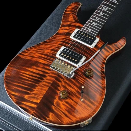 Электрогитара PRS Custom 24 10Top, 2023, оранжевая