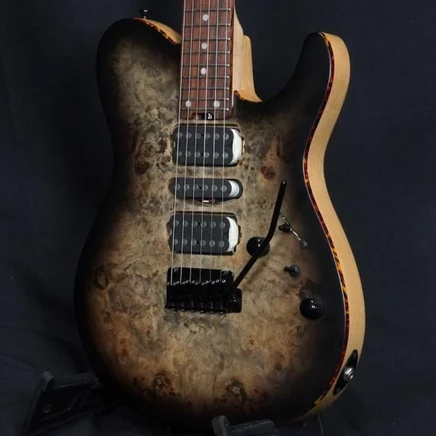 Б/у гитара Schecter KR-24-HSH-VTR, угольный санбёрст
