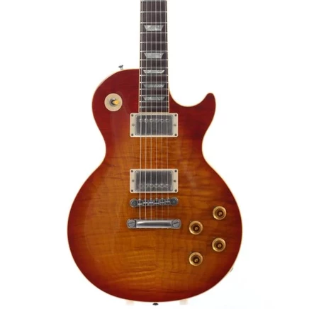 Б/у электрогитара Gibson Les Paul 1992, вишневый санбёрст
