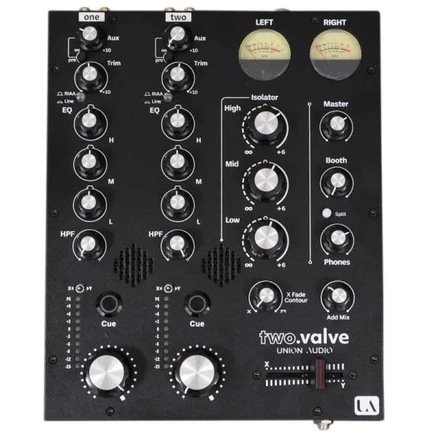 Ламповый DJ-микшер Union Audio two.valve rotary