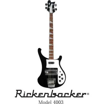 Электробас Rickenbacker Model 4003, черный